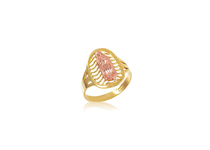 Mother Mary Filigree Fashion Ring